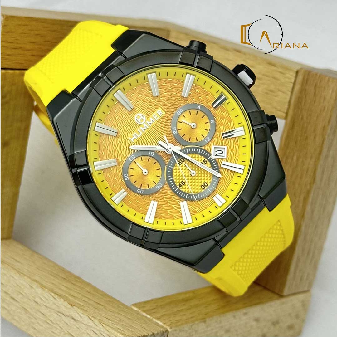 ساعت هامر مدل 802G زرد3