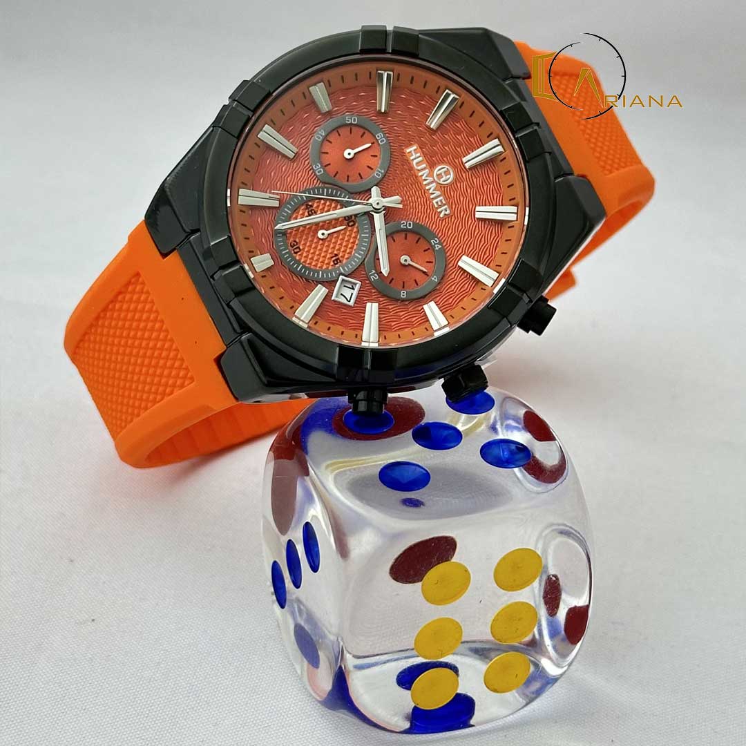 ساعت هامر مدل 802G نارنجی2